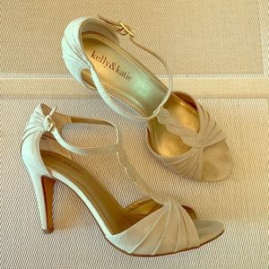 Kelly & Katie Champagne Heels